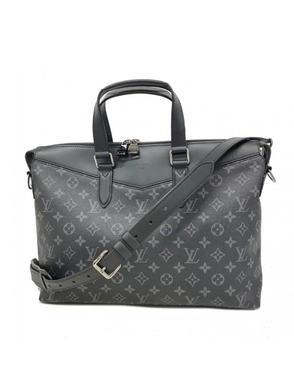 Louis Vuitton Business Bag Monogram Eclipse Explorer Black 2-Way